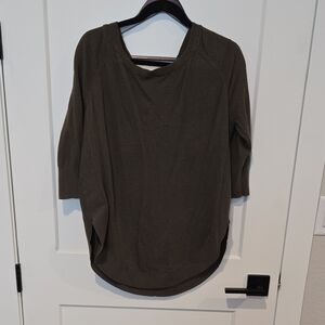 Express Dark Olive Tunic Top